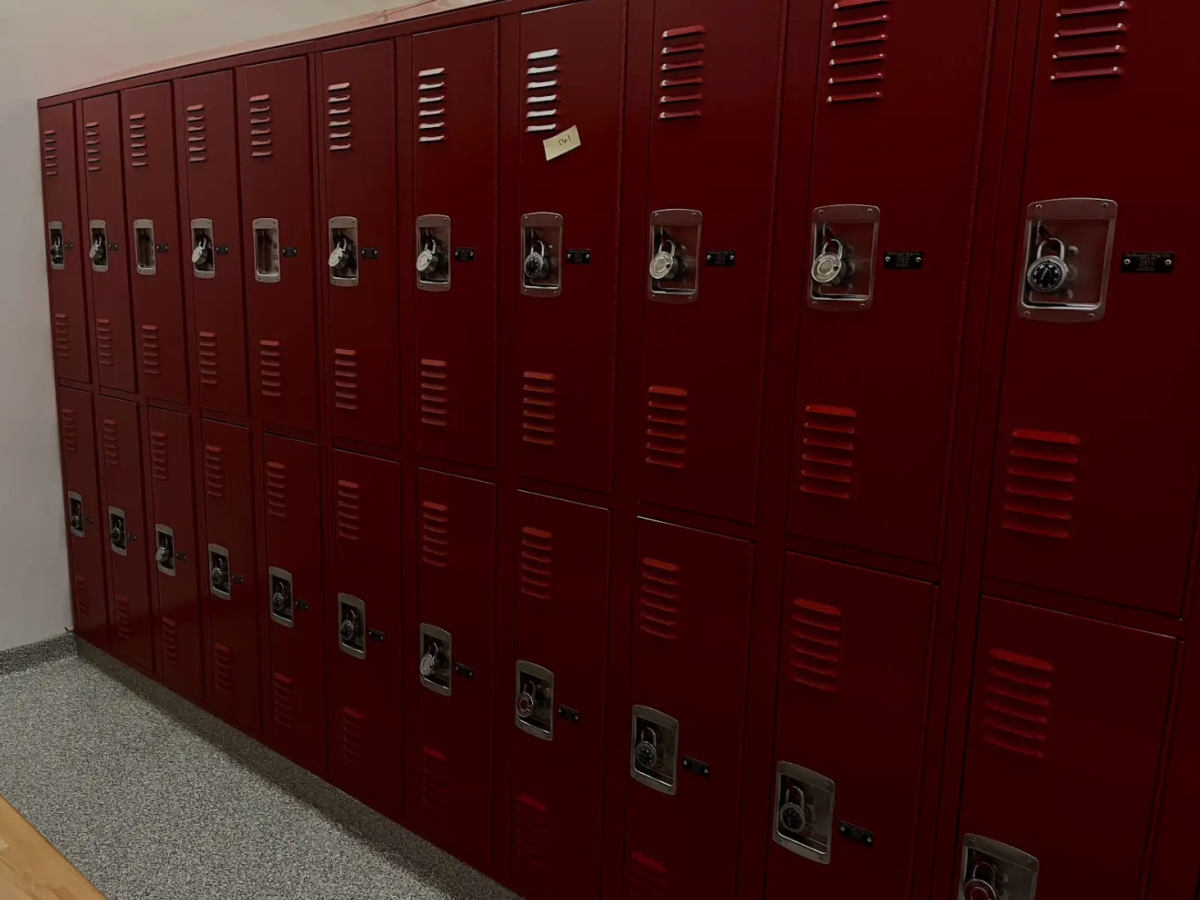 Dublin High School's locker room, where the incident took place.